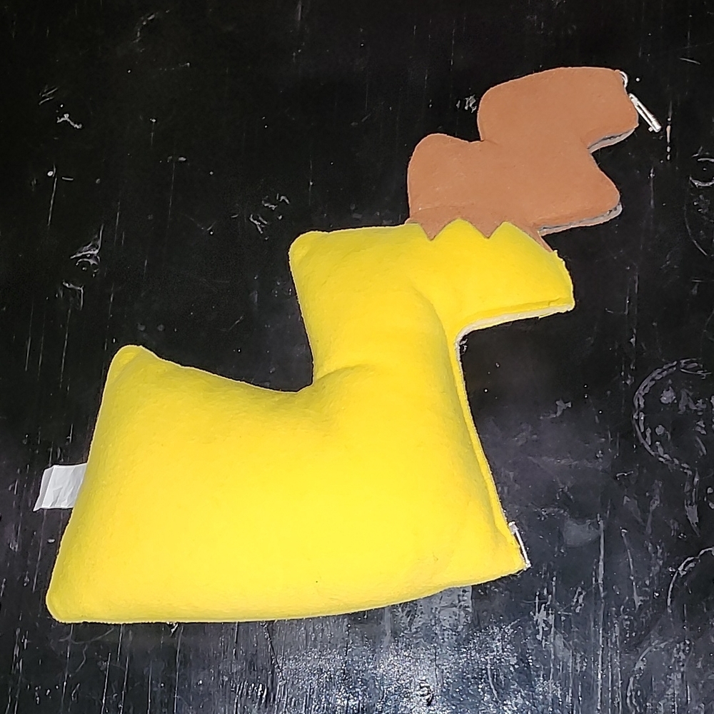 Yellow and Brown Plush Toy